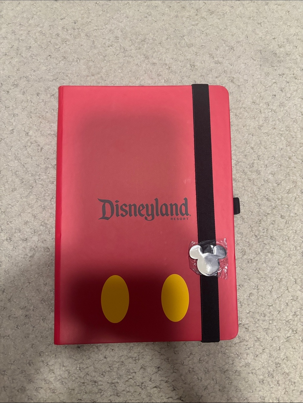 Disneyland Red Notebook Journal